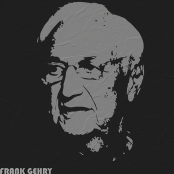Frank Gehry Architect, Portrait Series by Design Reader 