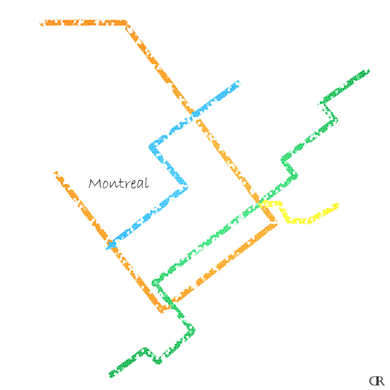 Montreal Subway Map Art by Design Reader Picture