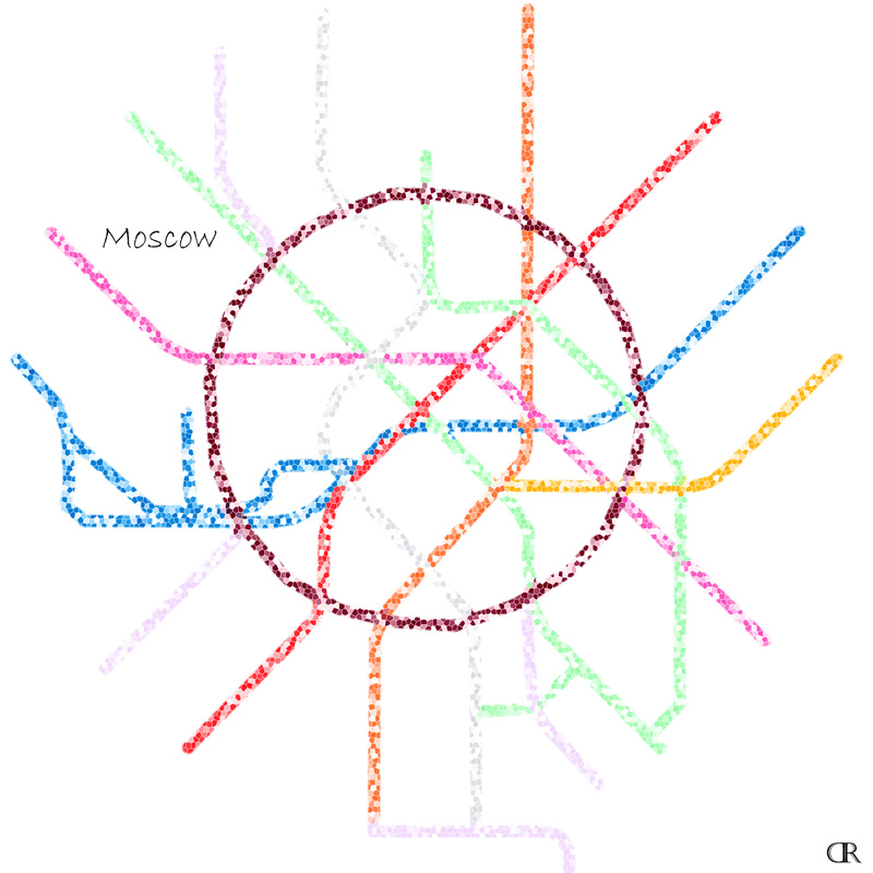 Moscow Subway map