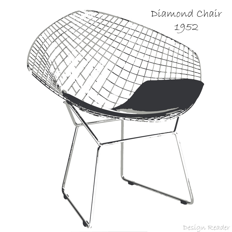 Diamond Chair by Harry Bertoia Picture